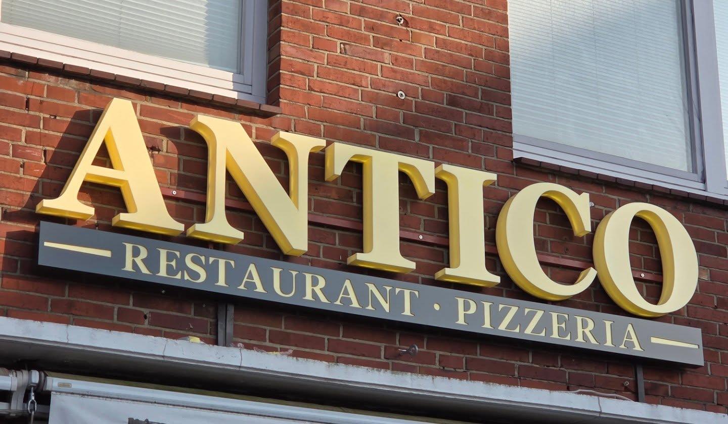 Antico Außenschild 3D-Buchstaben Foto 2