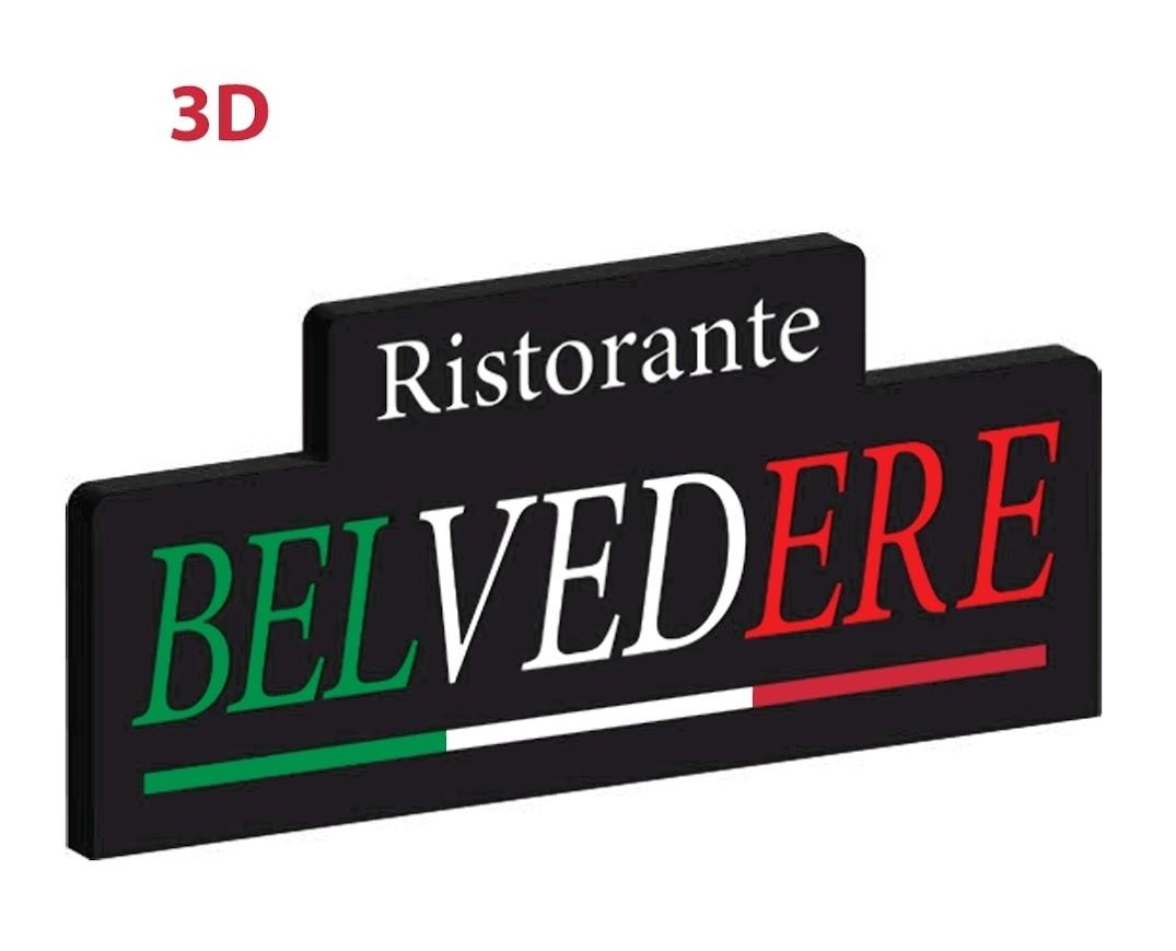 Belvedere LED-Leuchtschild