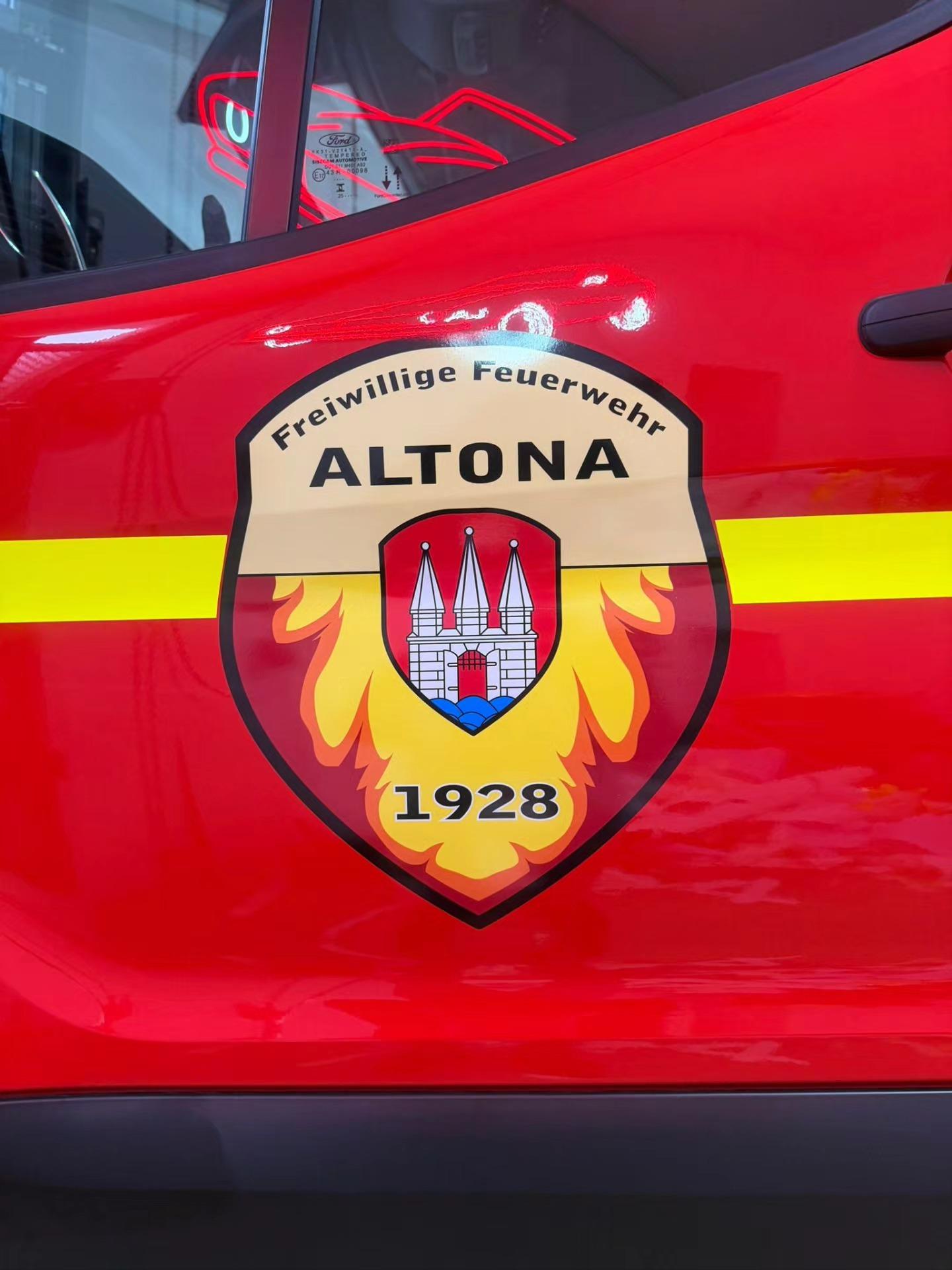 Feuerwehr Altona Großformatdruck Foto 2