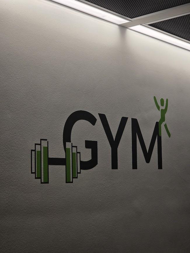 GYM Logo Wandmontage
